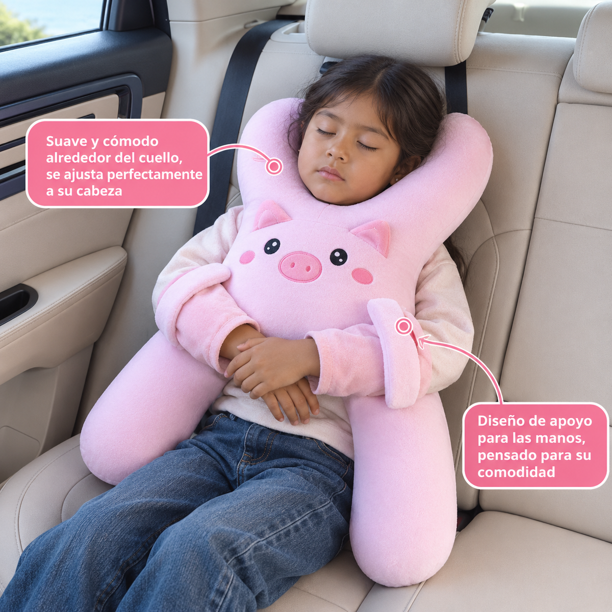 Almohada de Viaje que Abraza y Protege